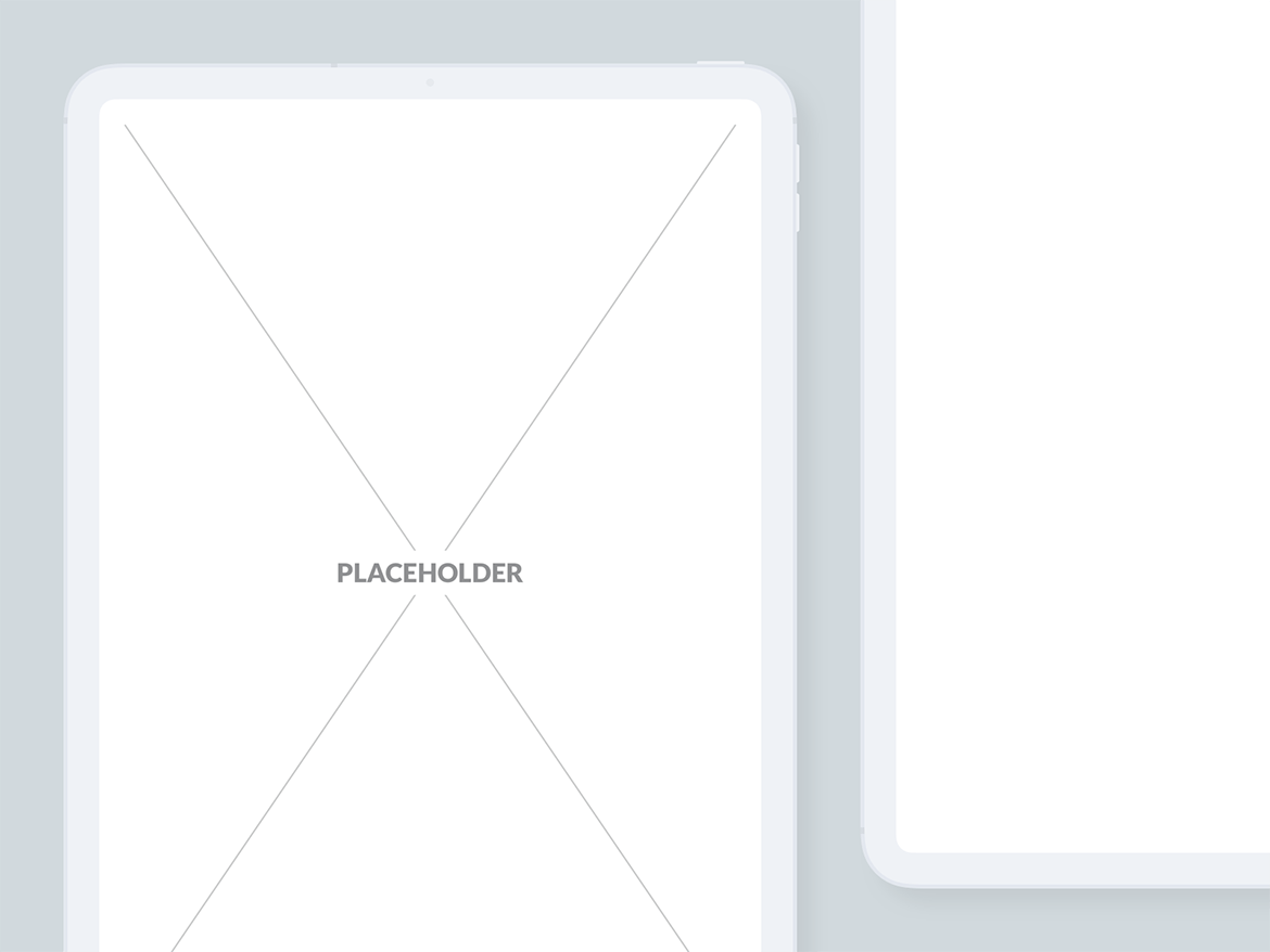 刘海屏iPhone手机等距网格素材库精选样机模板[白色版本] Presentation Mockups Light插图(8)