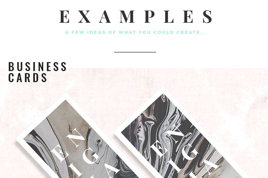 现代墨水纹理素材 Modern Ink & More Backgrounds插图(3)