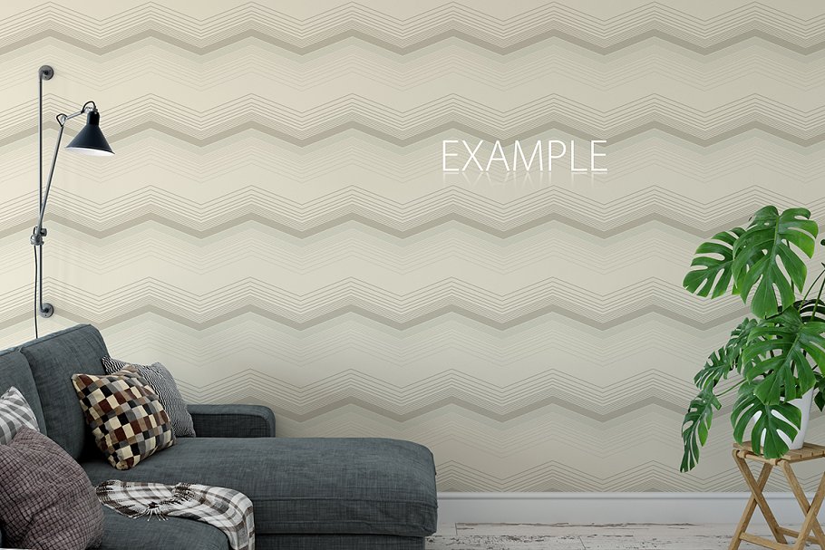 家居室内墙纸&相框画框样机模板 Interior Wall & Frames Mockup – 4插图(31)