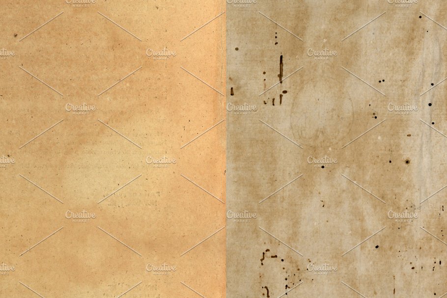 复古老式旧书纸张纹理 Old Paper Textures, Aged Book Pages插图(2)