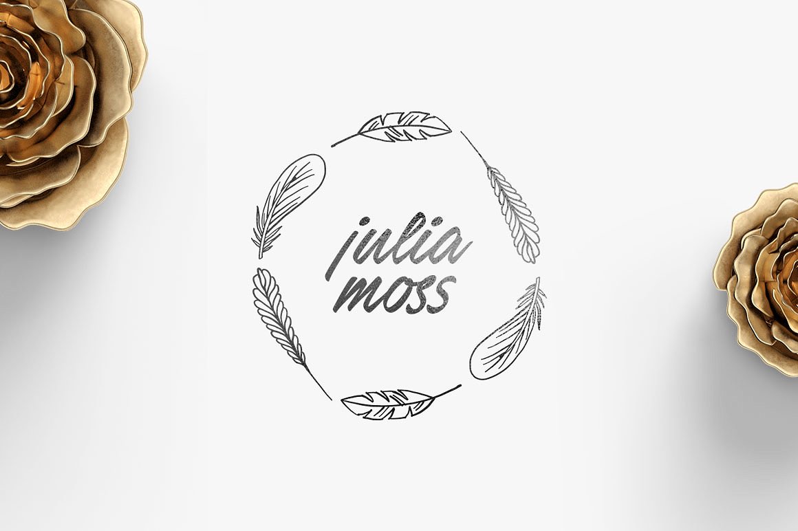 50款女性奢华品牌Logo模板 50 Feminine Luxury Logos插图(4)