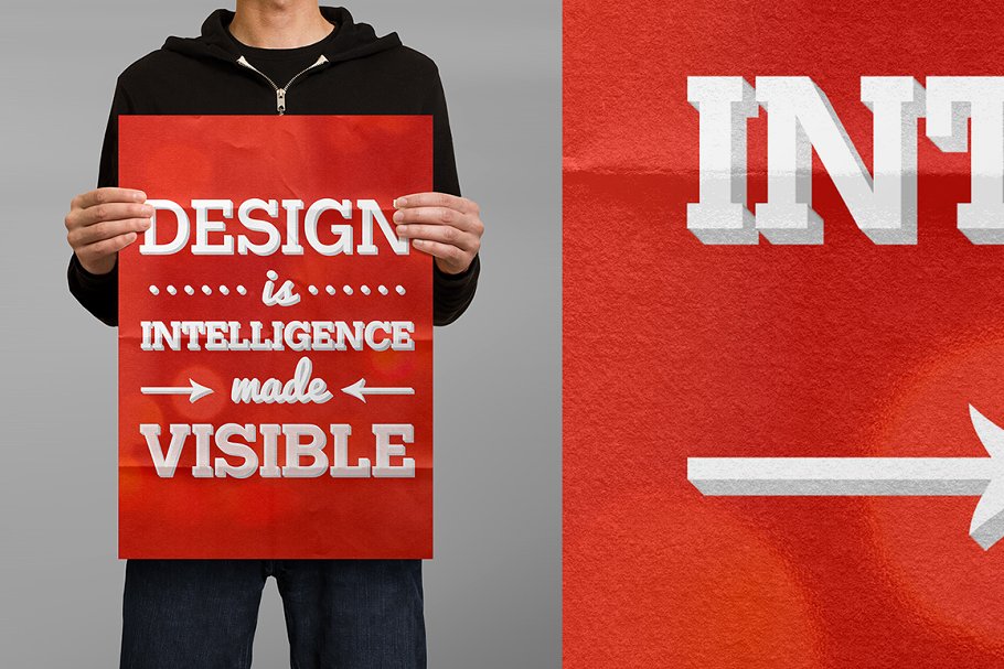 24款折叠纸覆盖叠层图案纹理 24 Folded Paper Overlays插图(3)