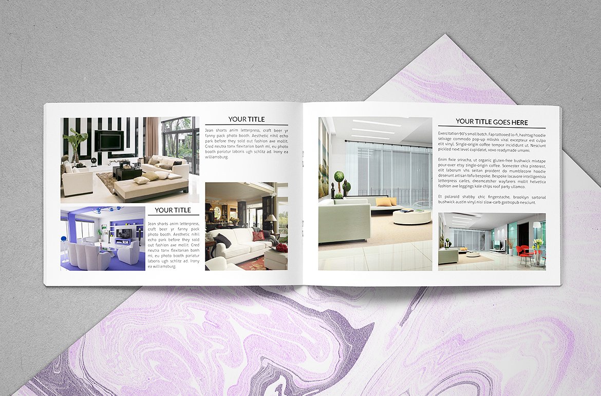 简约的家居产品画册模板下载插图(3)