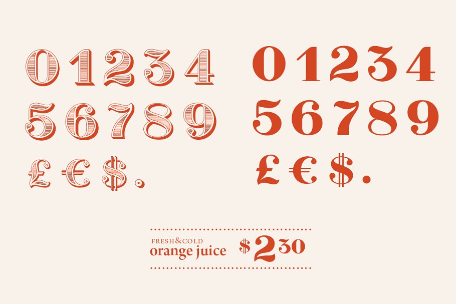 西餐厅菜单设计模板 Restaurant Menu Bundle插图(4)