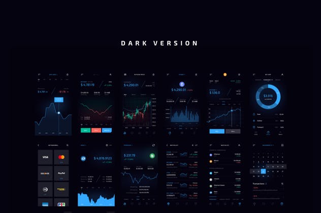 加密电子钱包数字货币APP UI套件 Crypto Mobile UI Kit插图(4)