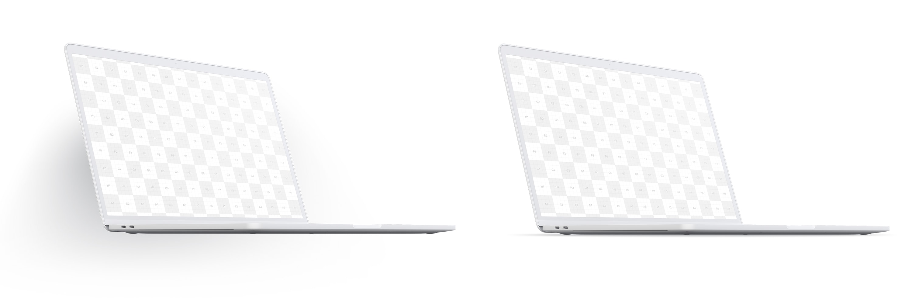 陶瓷黏土材质MacBook Pro笔记本电脑左前视图样机 Clay MacBook Pro 15" with Touch Bar, Front Left View Mockup插图(3)