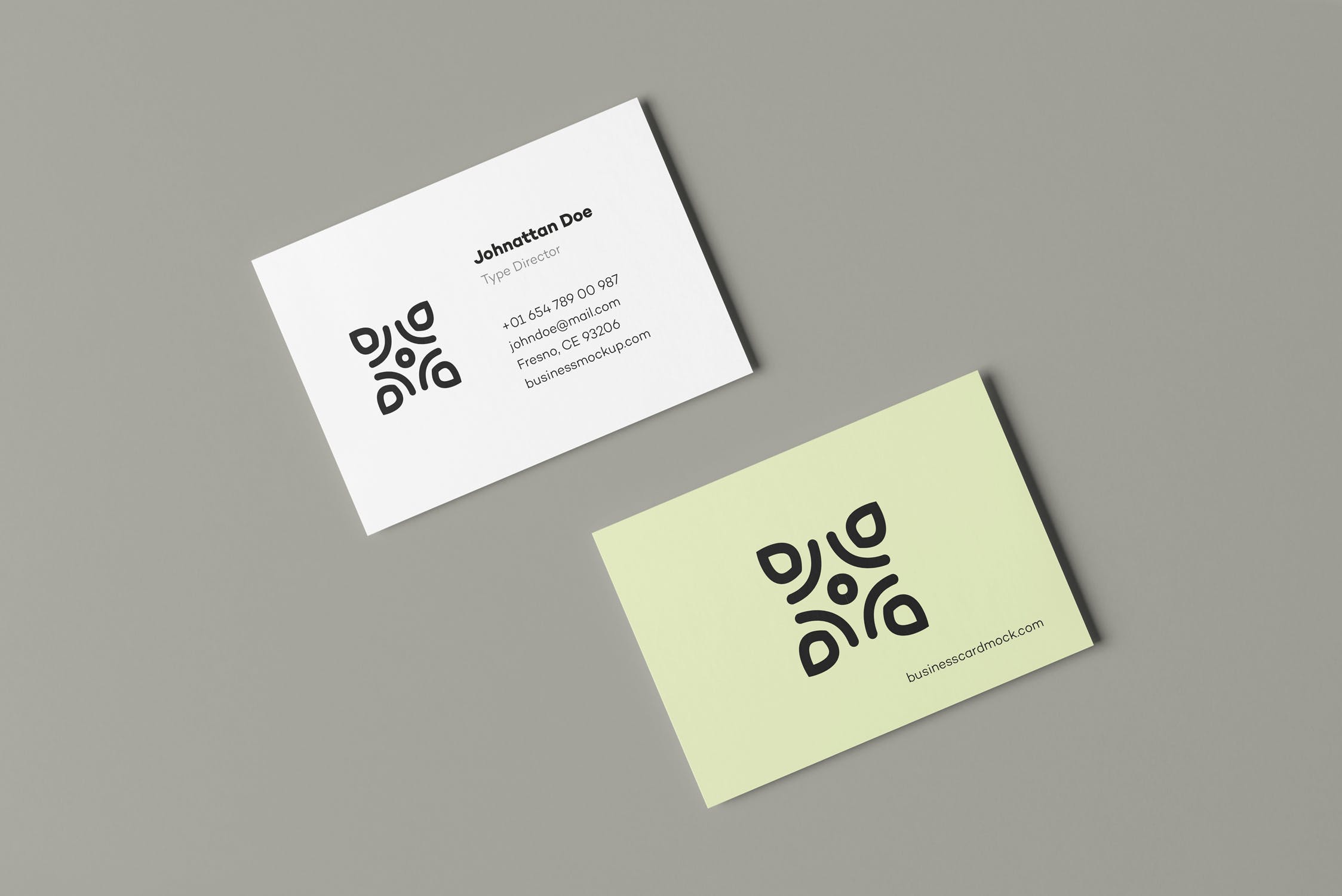 高端企业名片设计效果展示素材库精选 Business Card Mock-up 80×55插图(4)