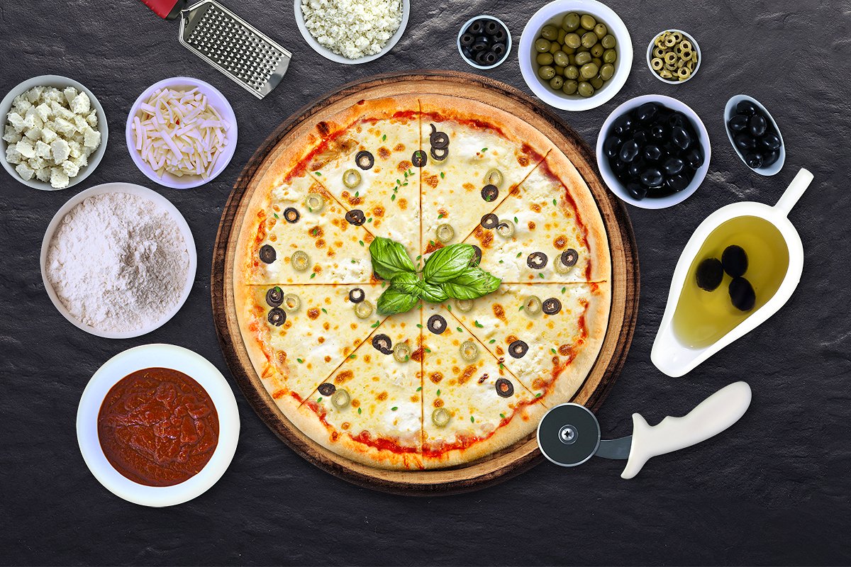 美味食品披萨样机和场景生成器【Pizza Creator & Scene Generator】插图(8)