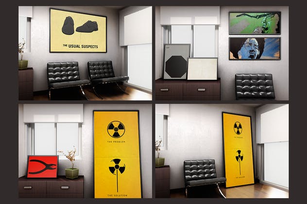 高级办公室场景画框样机模板 The Office MockUp插图(2)