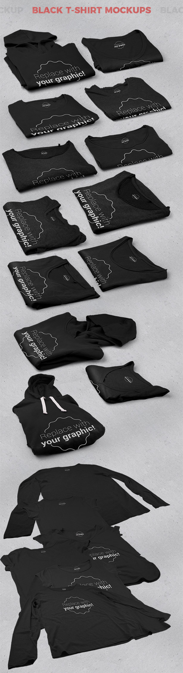 T恤及其包装展示样机mockup下载 1.14 GB [psd]插图(1)