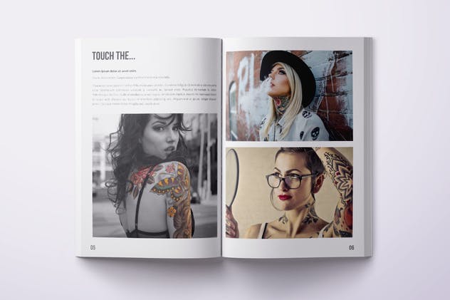 时尚艺术照片摄影作品杂志画册设计模板 Multipurpose Photo Magazine A4 & US Letter 28 Pgs插图(3)