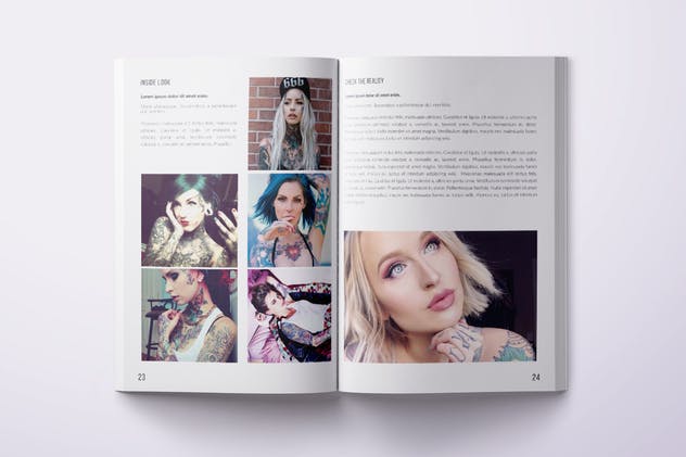 时尚艺术照片摄影作品杂志画册设计模板 Multipurpose Photo Magazine A4 & US Letter 28 Pgs插图(12)