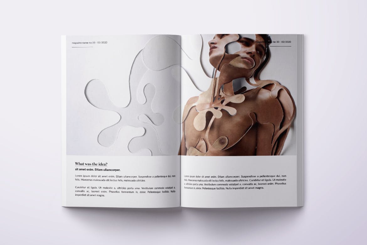 摄影工作室/摄影大师作品集画册设计模板 Photo Magazine Bifold A4 & US Letter – 34 pgs插图(3)