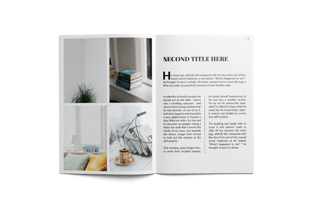 时尚高端多用途的杂志画册设计模板 Blanc Magazine插图(3)