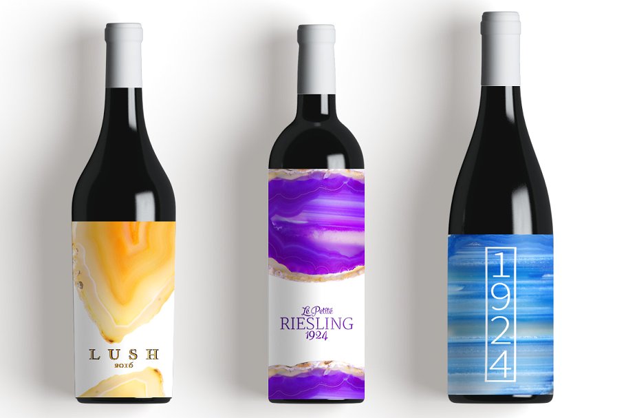 多彩晶洞自然纹理素材包 Geode Natural Texture Pack插图(2)