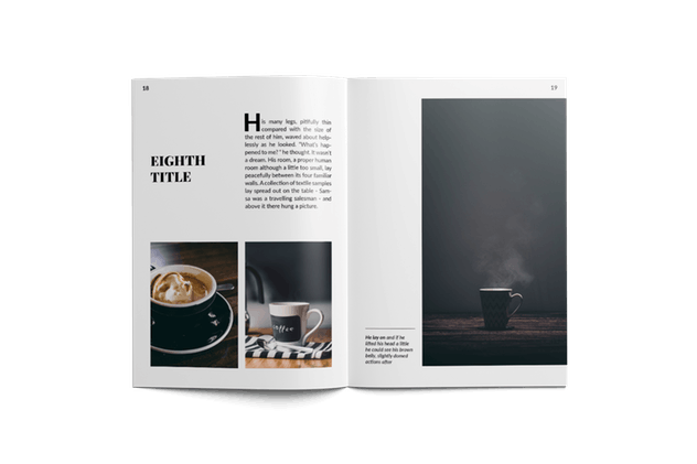 时尚高端多用途的杂志画册设计模板 Blanc Magazine插图(9)