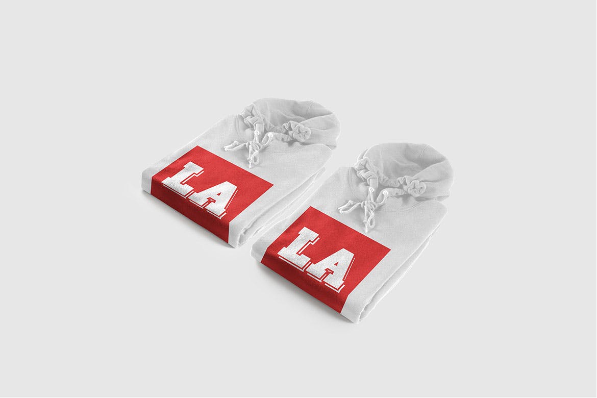 彩色连帽衫运动衫卫衣设计图样机模板 Color Hoodie Sweatshirt Mockup插图(9)