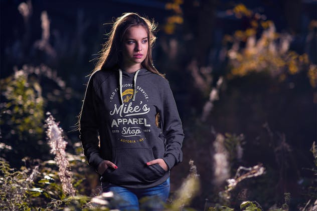 时尚服装连帽衫样机Vol.1 Hoodie Mock-Up Vol.1插图(6)