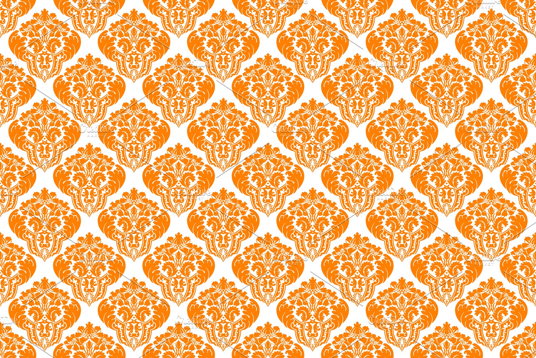 60种颜色1440种锦缎图案纹理[3GB] 1,440 Damask Patterns in 60 Colors插图(9)