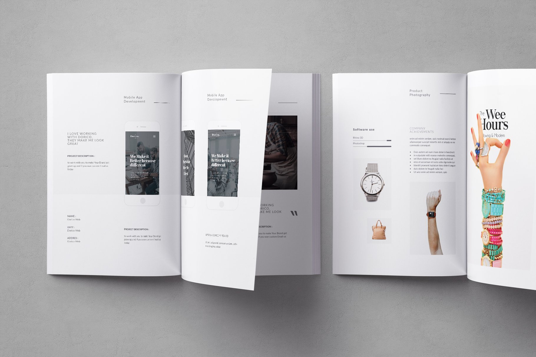 企业画册&产品手册模板 Portfolio插图(2)