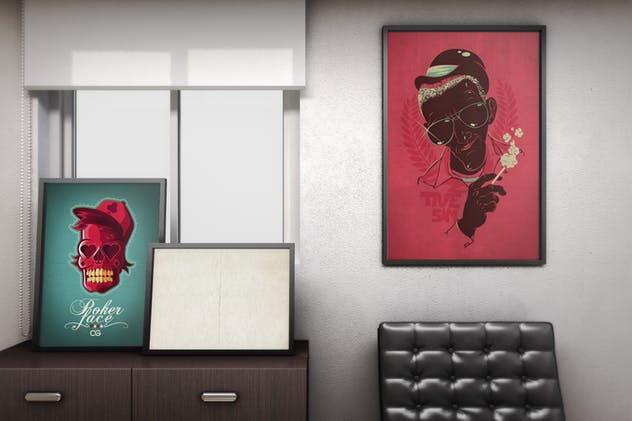 高级办公室场景画框样机模板 The Office MockUp插图(9)