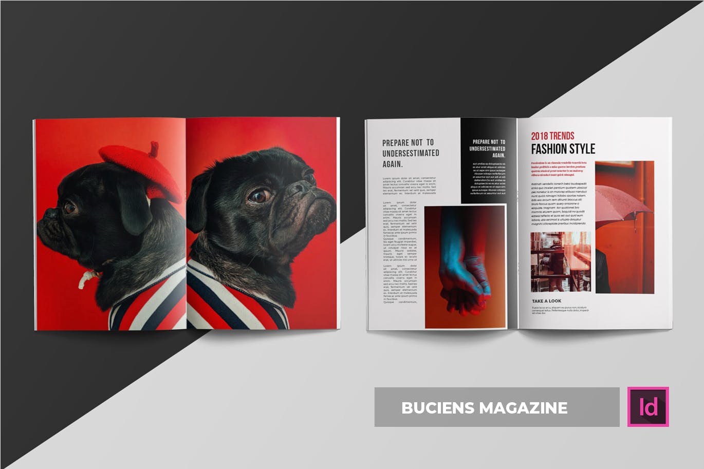 标准多用途杂志排版设计模板 Buciens | Magazine Template插图(5)