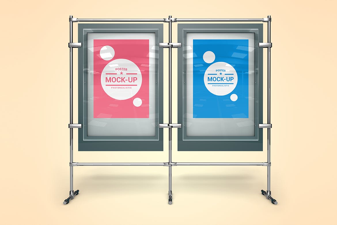 10个高品质的海报传单DM样机VI展示模型mockups插图(3)