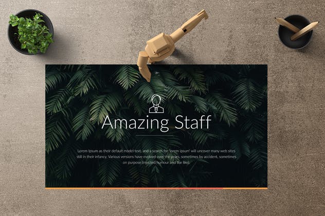 现代简约大方企业&品牌宣传适用创意PPT幻灯片模板 VERA Powerpoint Template插图(4)