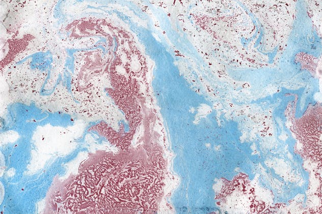 大理石涂料水彩纹理套装V2 Marble Ink Textures 2插图(1)