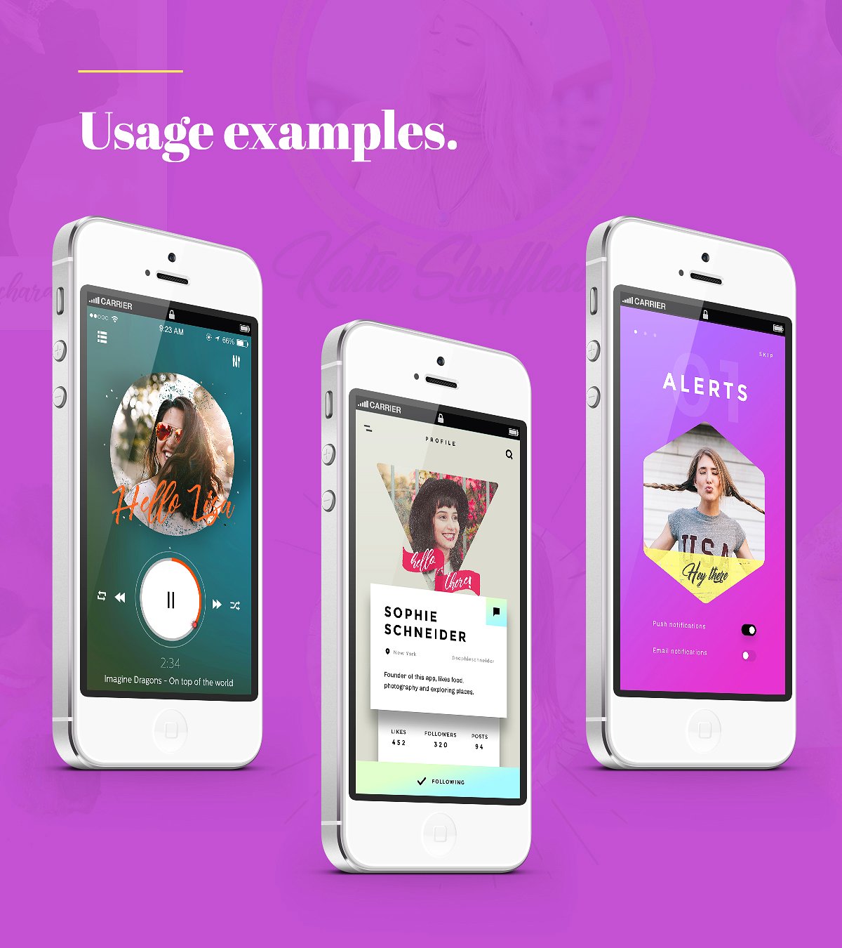 30种创意的APP或网页头像边框装饰设计模板下载插图(4)