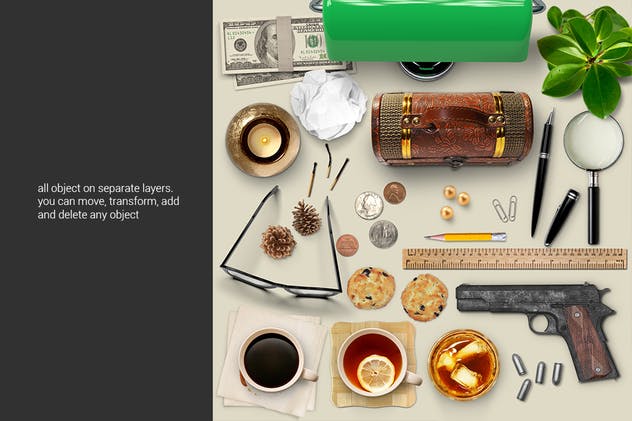 撕裂皱褶的纸张/海报/传单样机 Paper / Poster / Flyer Mock-Up插图(7)