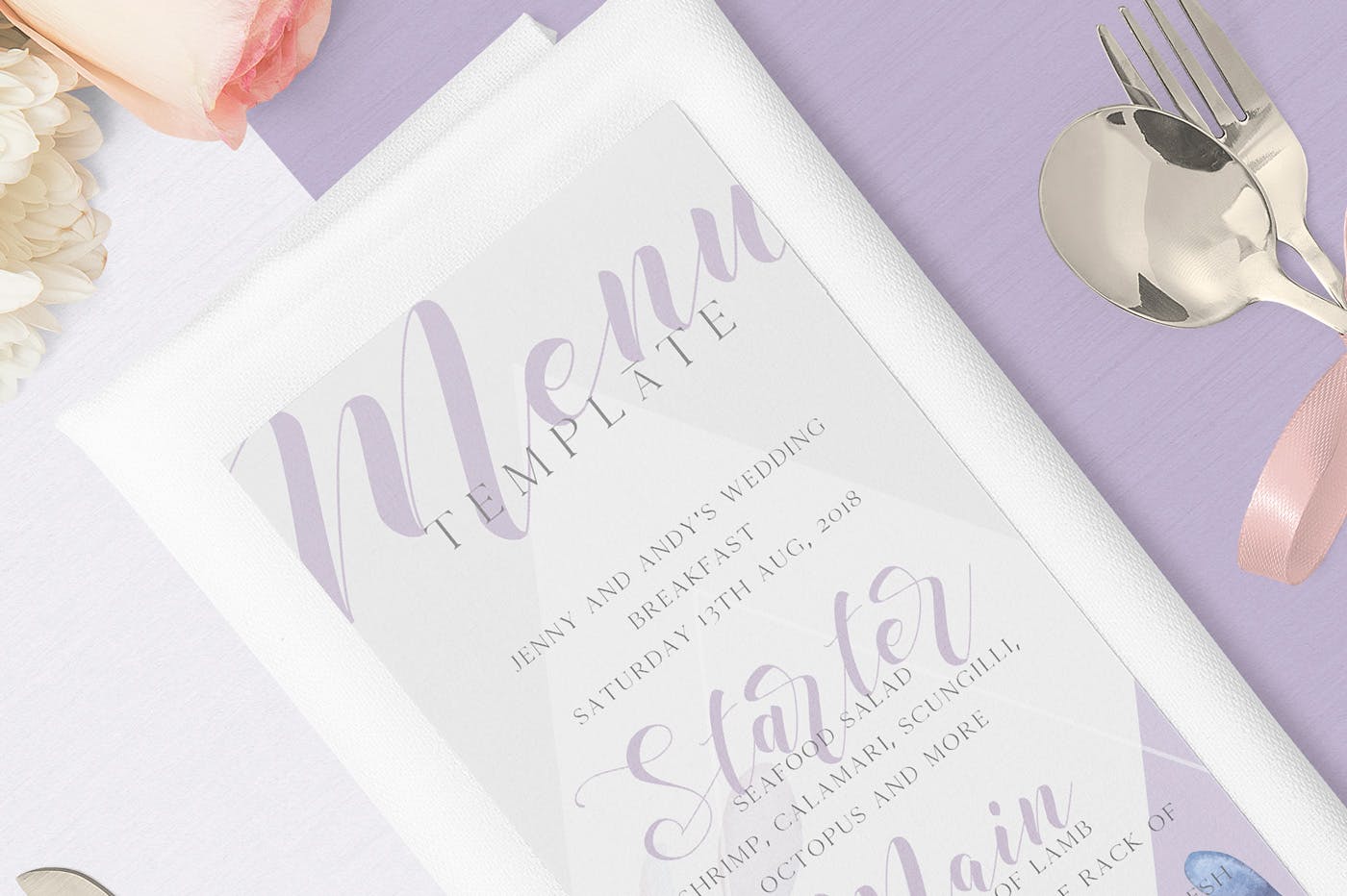 华丽的餐厅素材库精选菜单模板 Gorgeous Restaurant Menu Design Template插图(1)