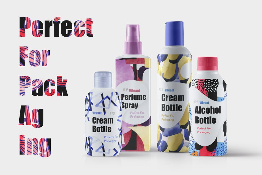 充满活力的森林水彩图案 Vibrant Woods Watercolor Patterns插图(3)