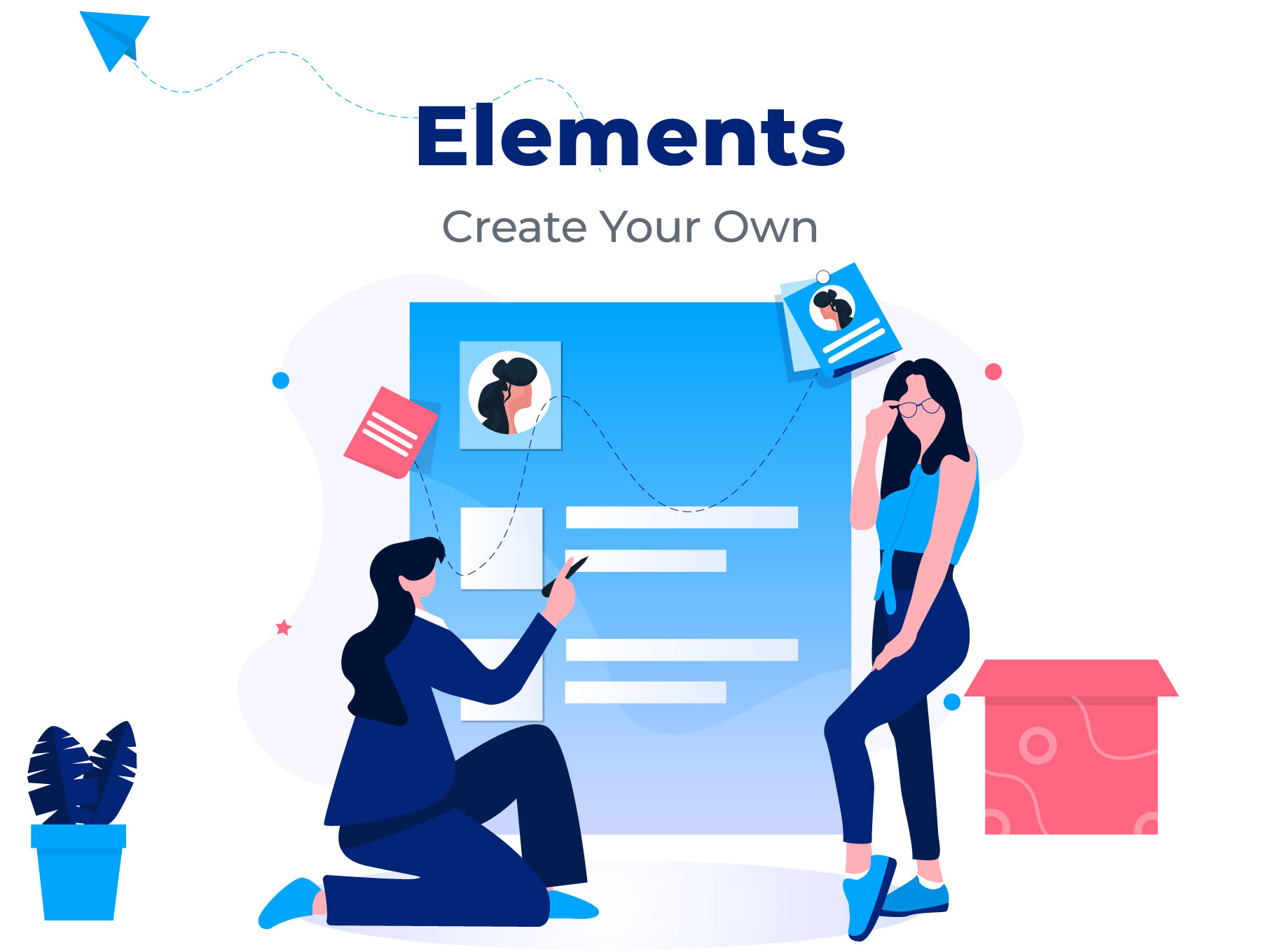 互联网市场营销插画图下载[Ai]插图(4)