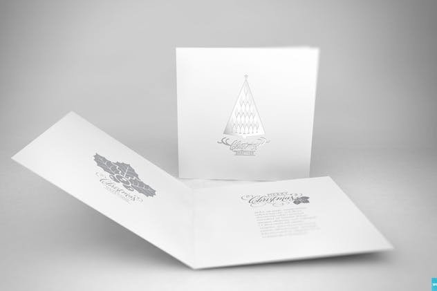 高端时尚请柬/贺卡样机 Realistic Greeting Card Mockups插图(9)