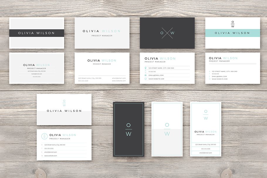 超实用个人简历设计模板合集 Resume Bundle-Personal branding插图(1)