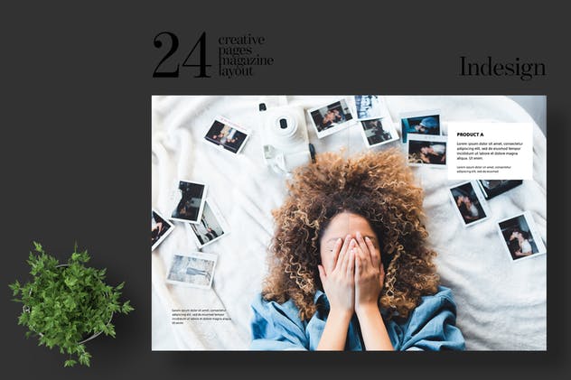 极简主义设计风格时尚杂志设计模板 Clean and Minimal Fashion Magazine Template插图(5)