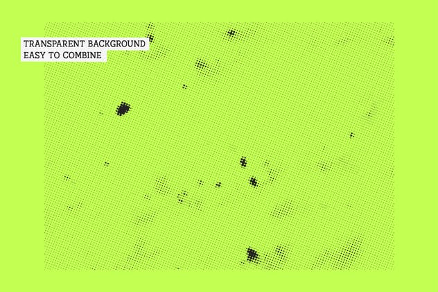 半色调污渍纹理套装Vol.1 Halftone Stains #1 Texture Pack插图(6)