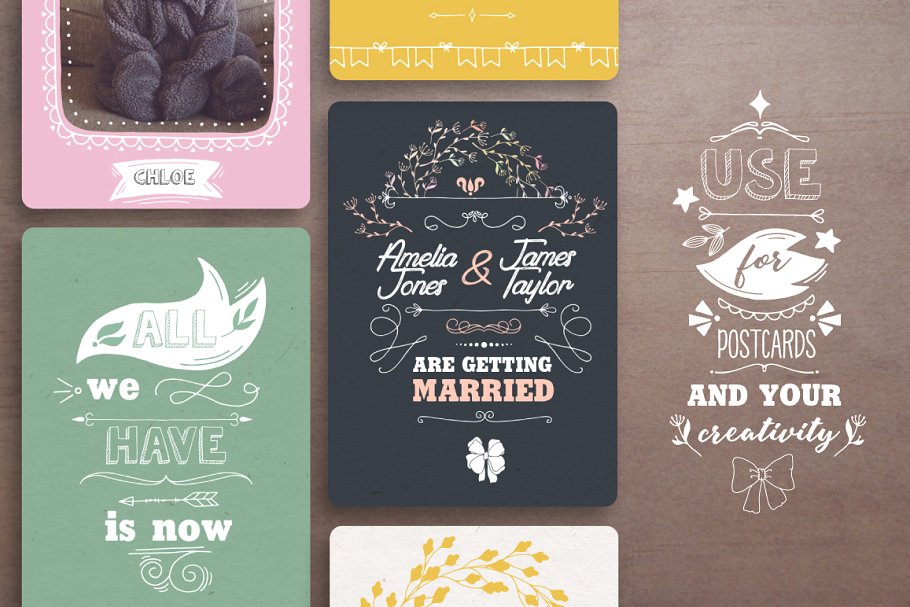 创意手绘装饰元素工具包 Decoration Toolkit Pro插图(6)