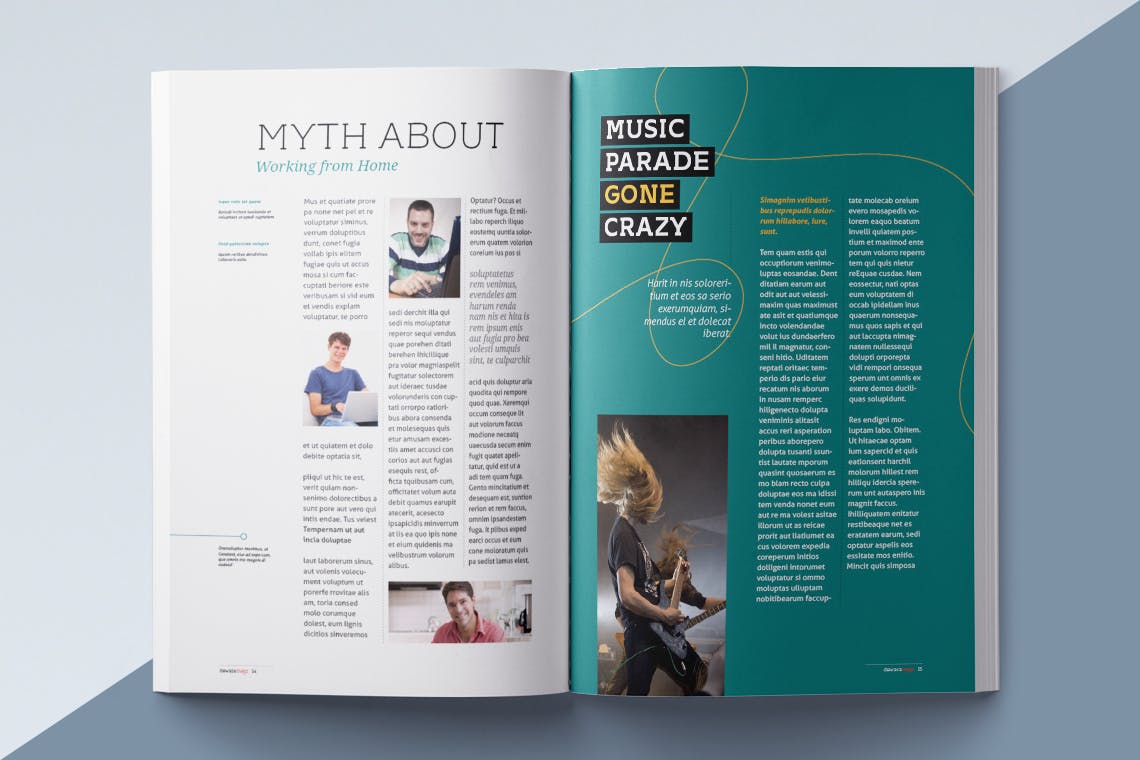 时尚高端多用途的高品质时尚杂志画册宣传册楼书设计模板（indd）插图(3)