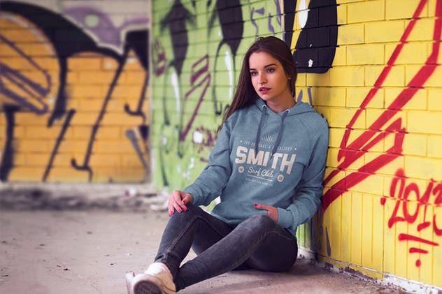 时尚服装连帽衫样机Vol.1 Hoodie Mock-Up Vol.1插图(9)