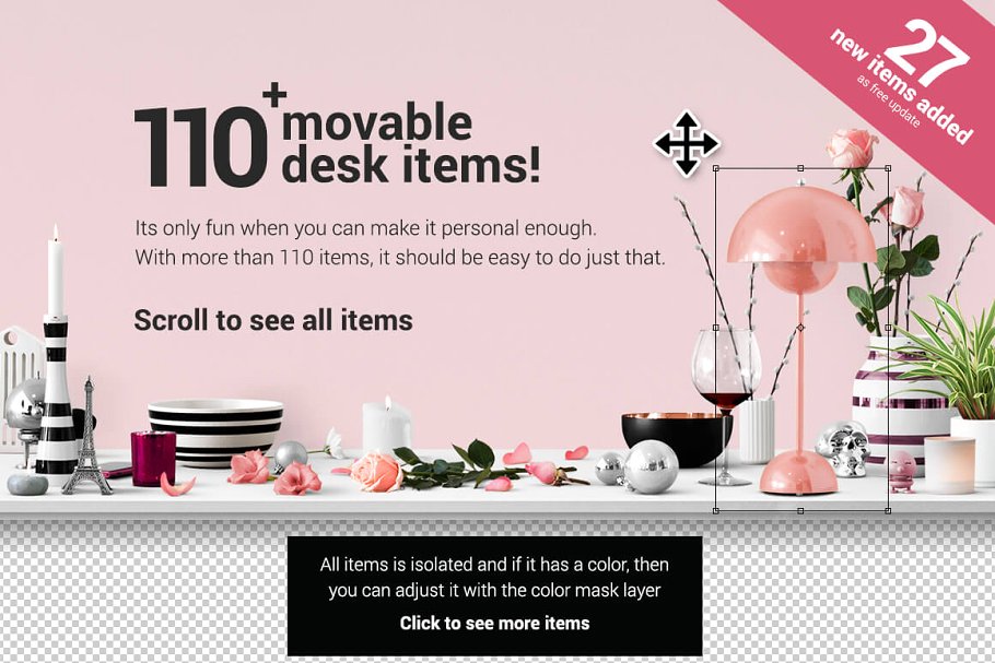 职业女性场景样机模板[1.17GB] Feminine Scene Creator插图(1)