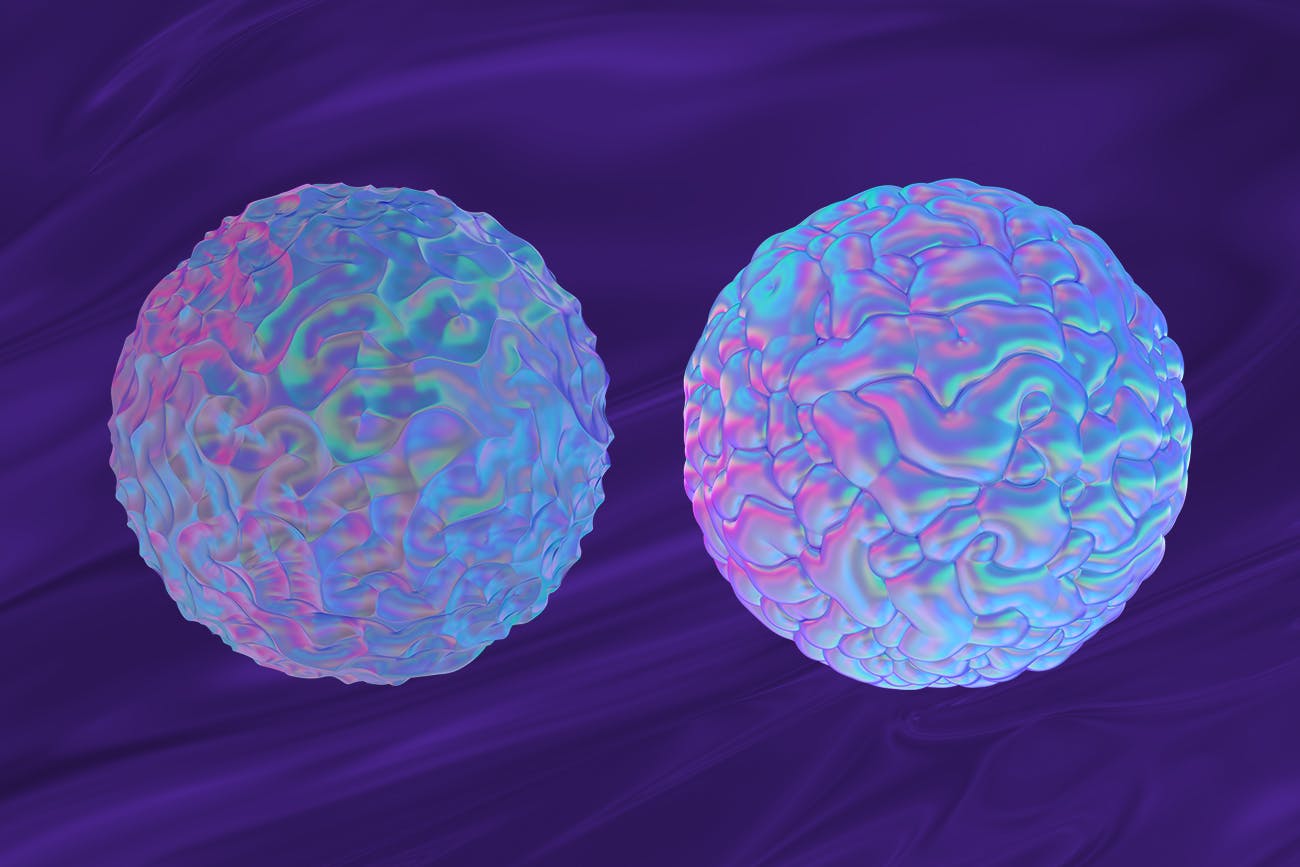 抽象3D渲染有机图形PNG背景图素材 Abstract 3D Rendering of Organic Shapes插图(11)