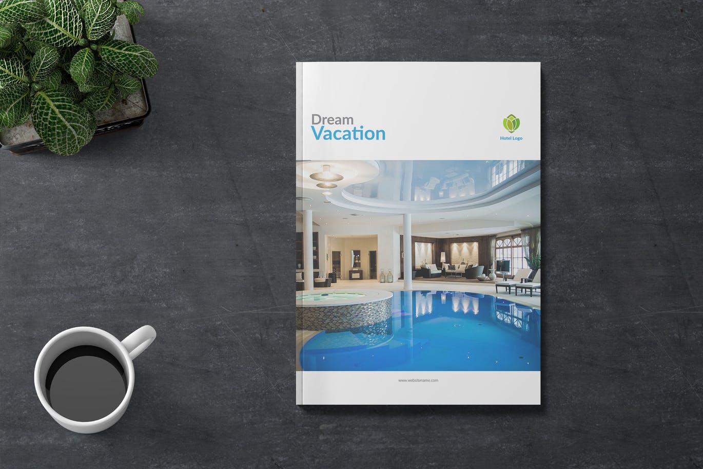 酒店大堂宣传画册设计模板 Hotel Brochure插图