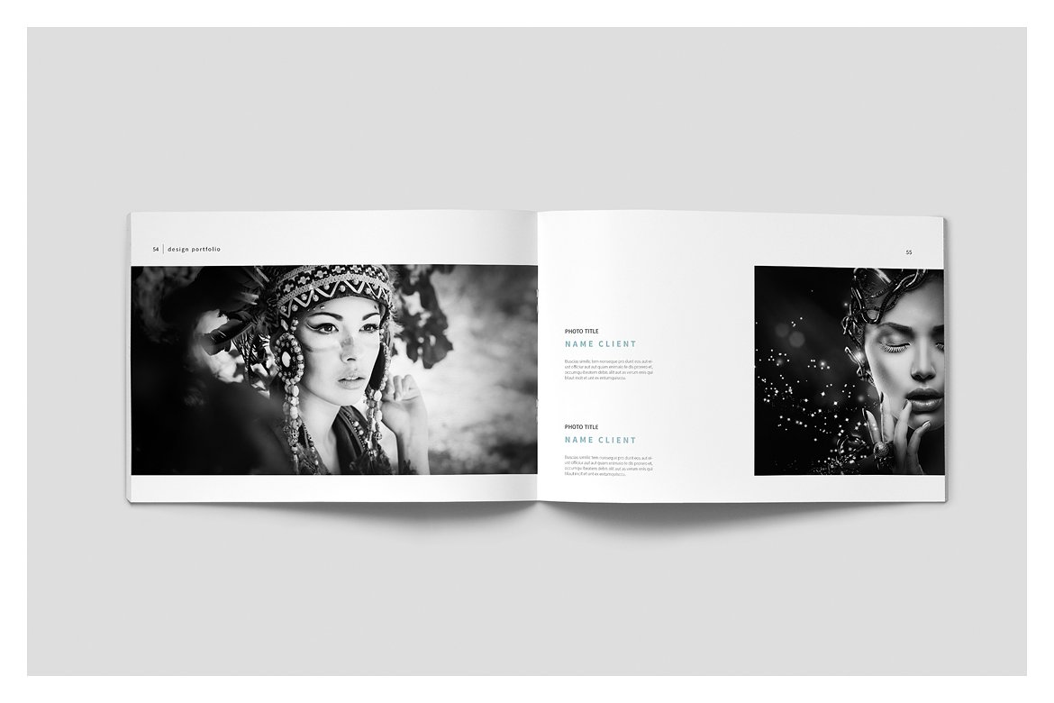 设计感强的多用途平面画册组合模板插图(28)