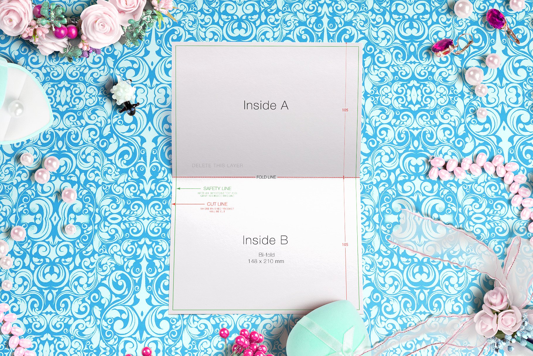 婚礼邀请卡邀请函样机v3 Wedding Greeting Cards mockups v.3插图(4)