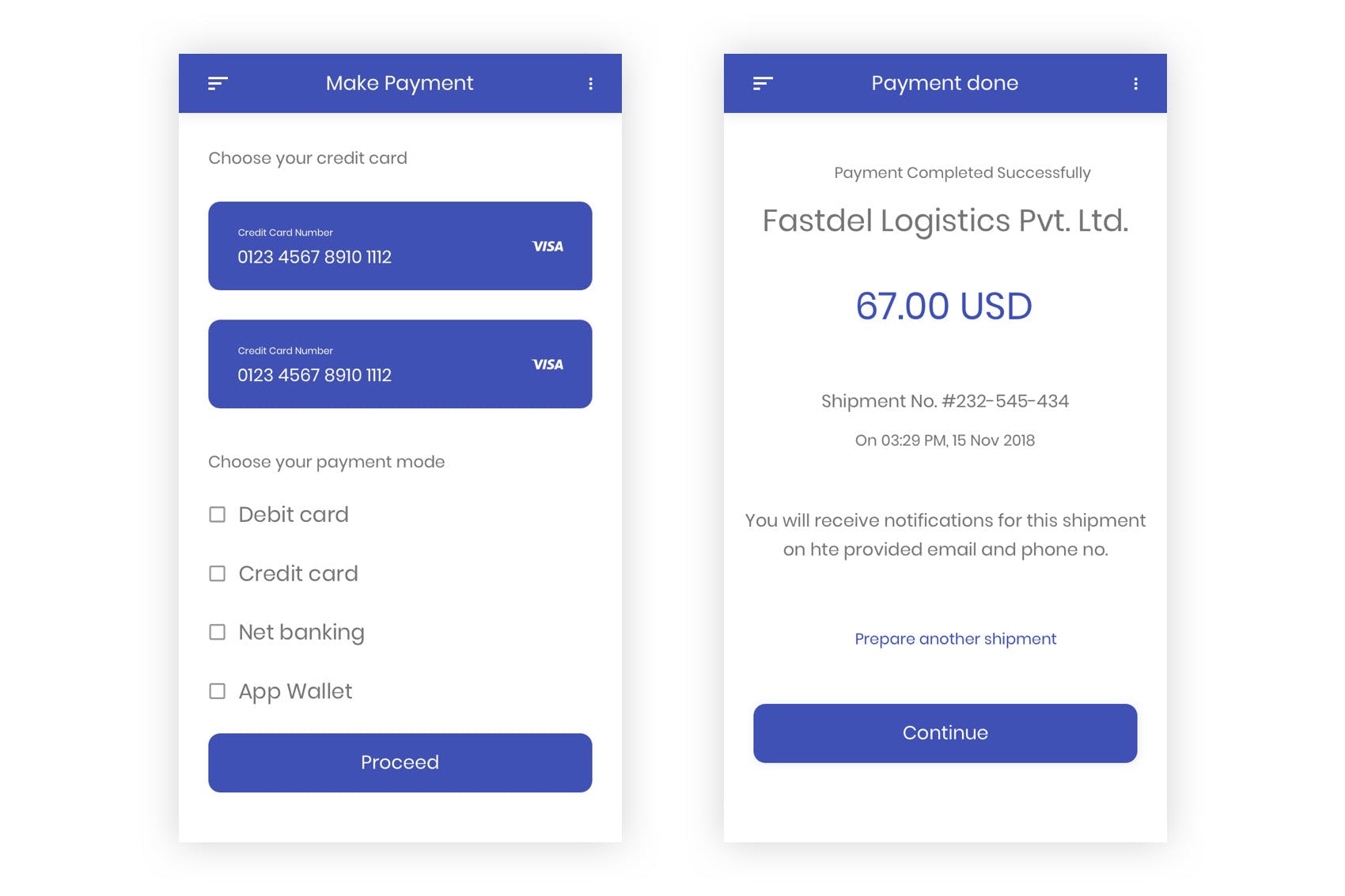 物流运输APP用户界面设计UI套件PSD模板 Shipment – Logistic & Transport UI Kit (Photoshop)插图(4)