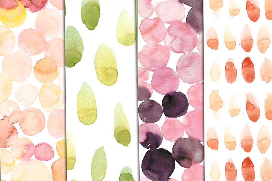 水彩纸张&条纹 Watercolor paper, stripes插图(3)