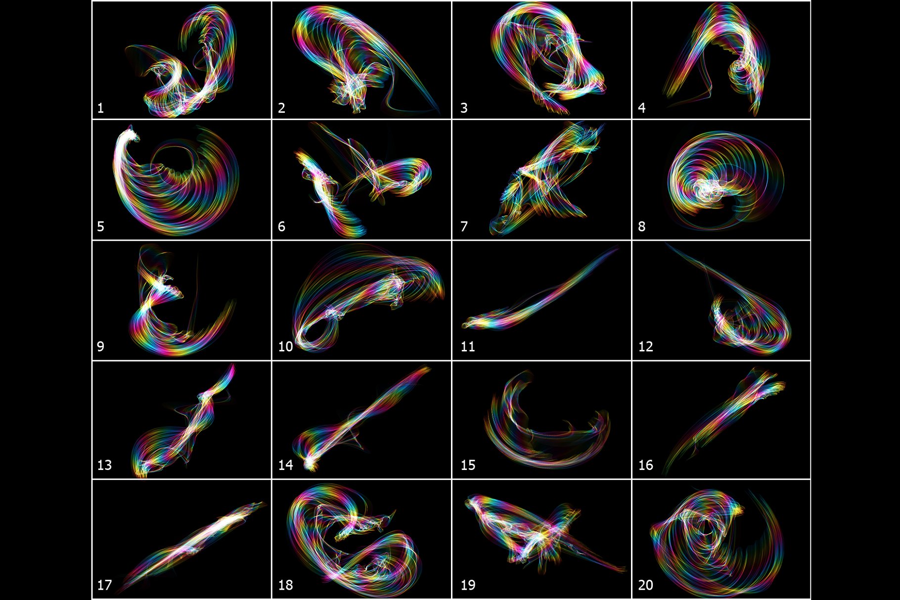 5K分辨率彩虹的幻想叠层背景 5K Rainbow Fantasy Overlays插图(3)