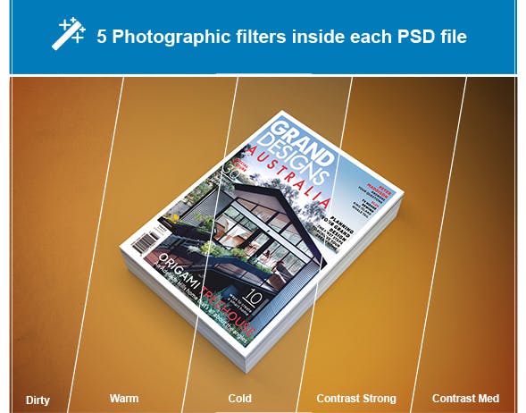 高端杂志版式设计效果图样机素材库精选模板 Magazine Mouckup插图(2)